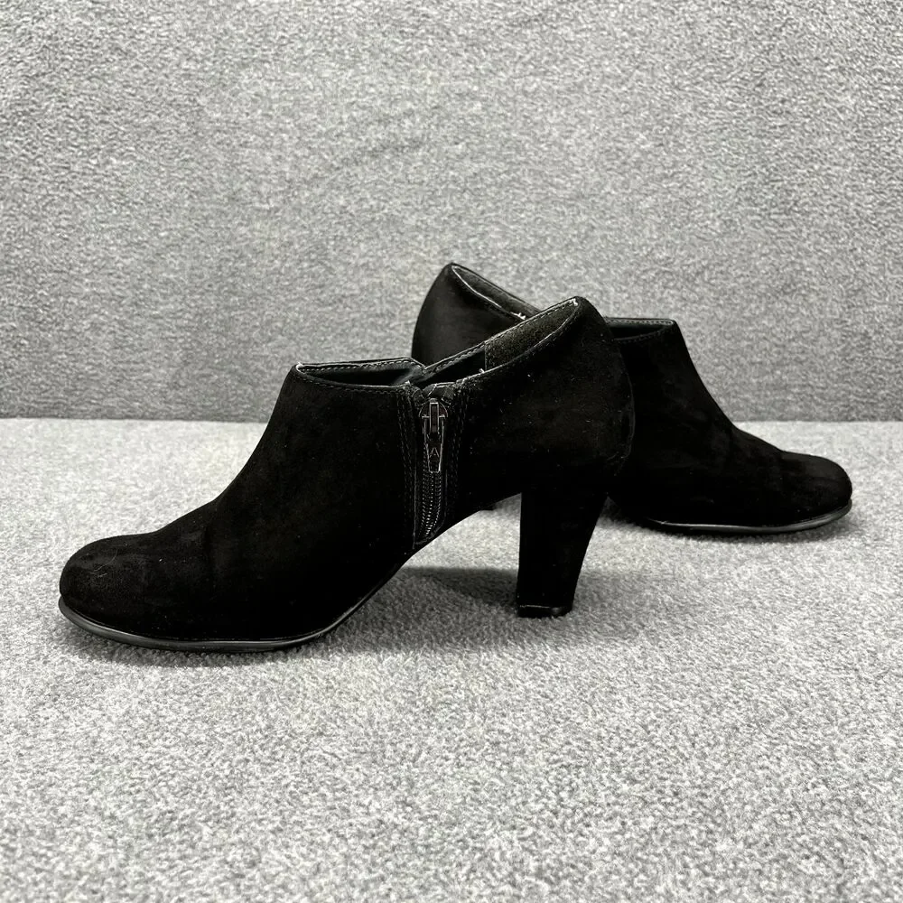 Aerosoles Womens Boots Size 6.5 M‎ Black Ankle Suede Booties 3
